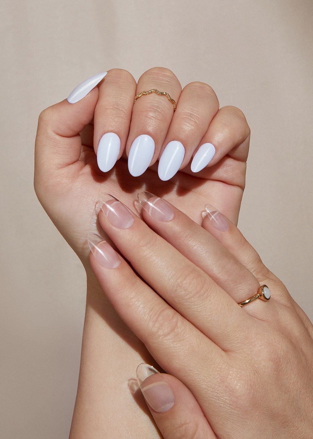 Short outlet oval nails