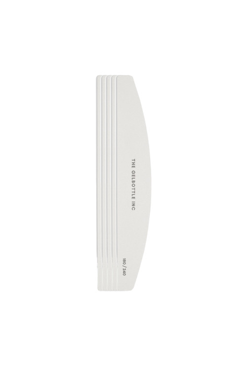 File 180/240 5 Pack - Half Moon, White