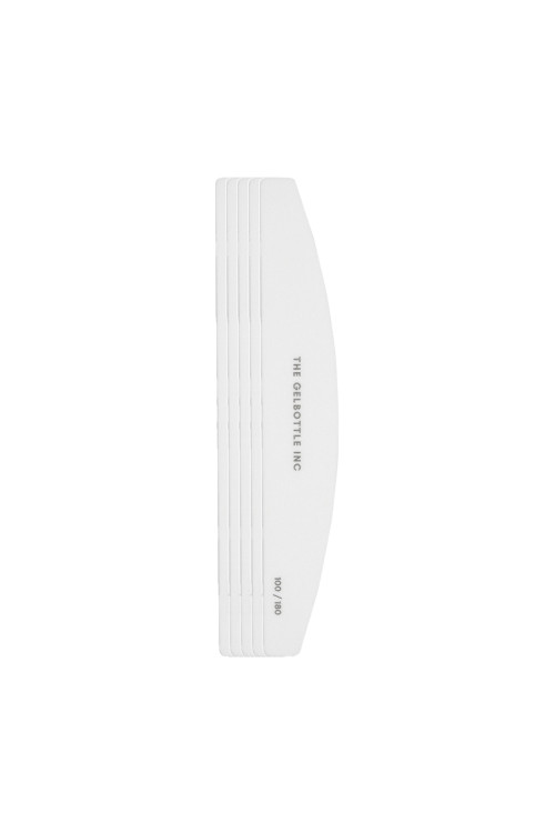 Buffer 100/180 5 Pack - White, Half Moon